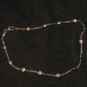 Diamonds by the yard ankle bracelet